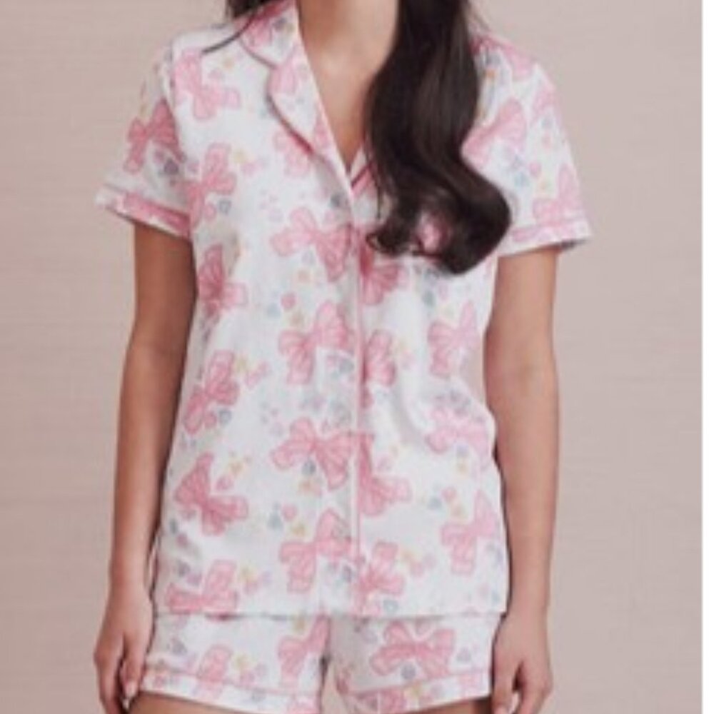 Roller Rabbit x LoveShackFancy Doily Beaux Polo Pajamas NWT SMALL